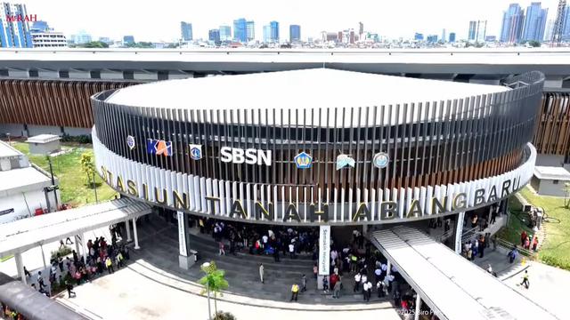 Stasiun Tanah Abang Baru. (Foto: Sekretariat Presiden)
