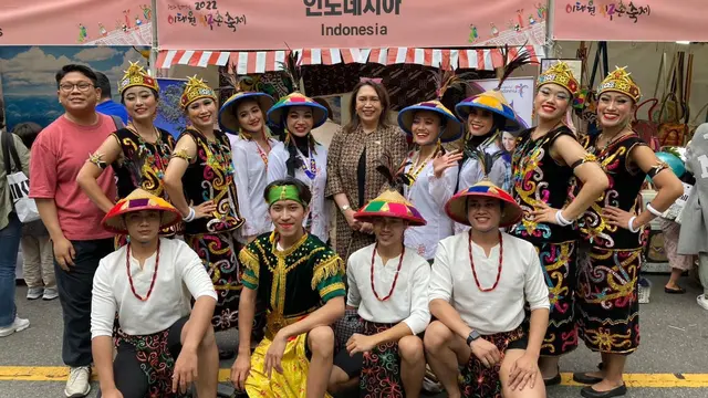 Indonesia juara pertama di Festival Itaewon 2022 berkat parade budaya, kebaya dan batik. (KBRI Seoul)