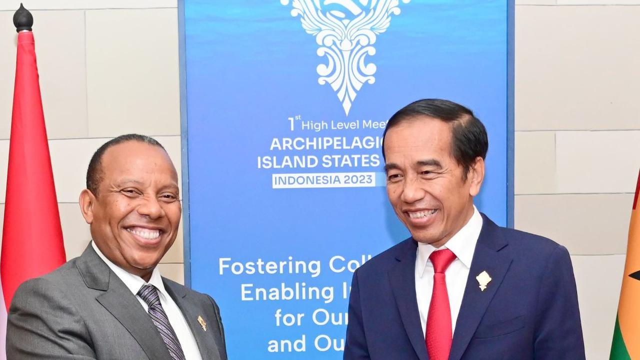 Bertemu PM Trovoada, Jokowi Tegaskan Komitmen Indonesia Perkokoh Solidaritas Global