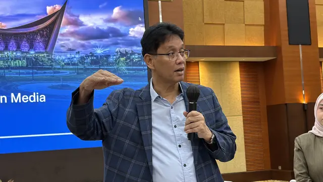 Menteri Keuangan Purbaya Yudhi Sadewa saat Media Briefing dan Buka Puasa bersama Media di Kantor Kemenkeu, Jakarta, Jumat (6/3/2026). (Foto:  Liputan6.com/Tira Santia)