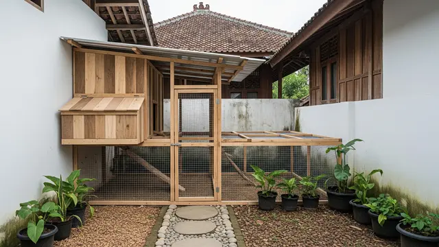 6 Desain Kandang Ayam Kampung Modern tapi Tetap Natural dan Tradisional