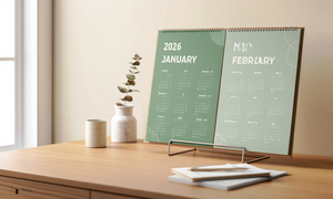 Ilustrasi kalender 2026 (Foto: Reve Art AI)