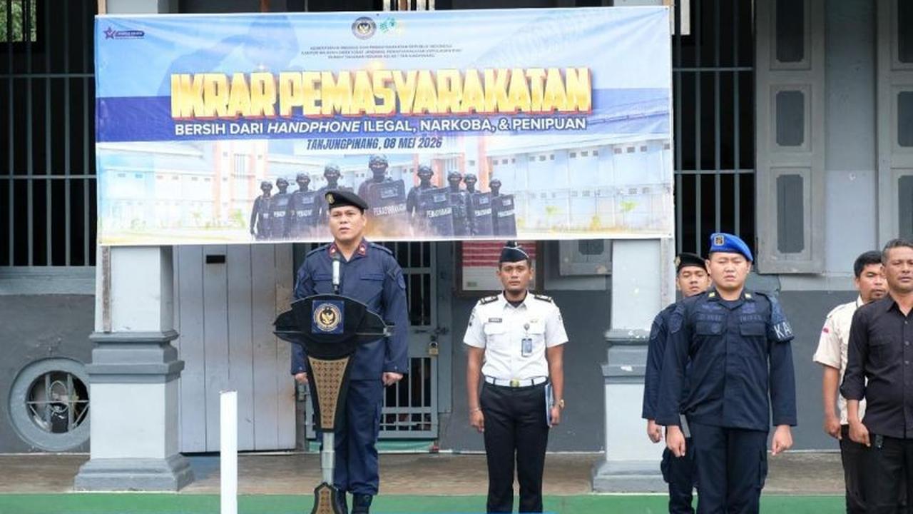 Rutan Tanjungpinang Perkuat Komitmen dengan Deklarasi Bebas Narkoba dan Ponsel Ilegal