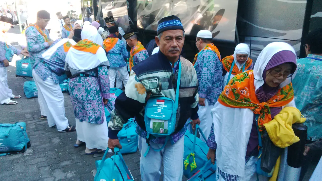 Calon jemaah haji di Solo