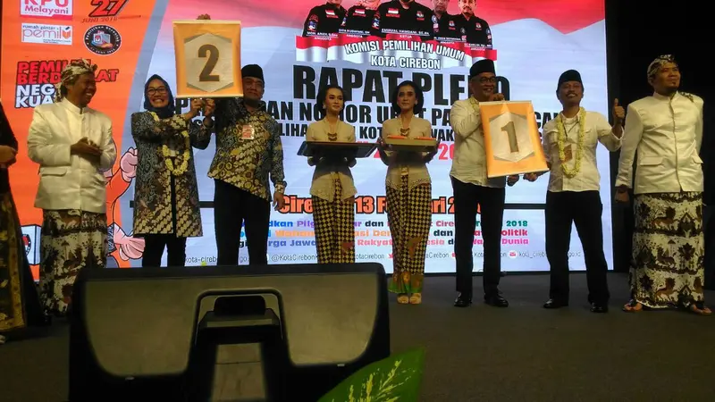 Ini Dia Nomor Urut 6 Pasangan Calon Kepala Daerah Di Cirebon