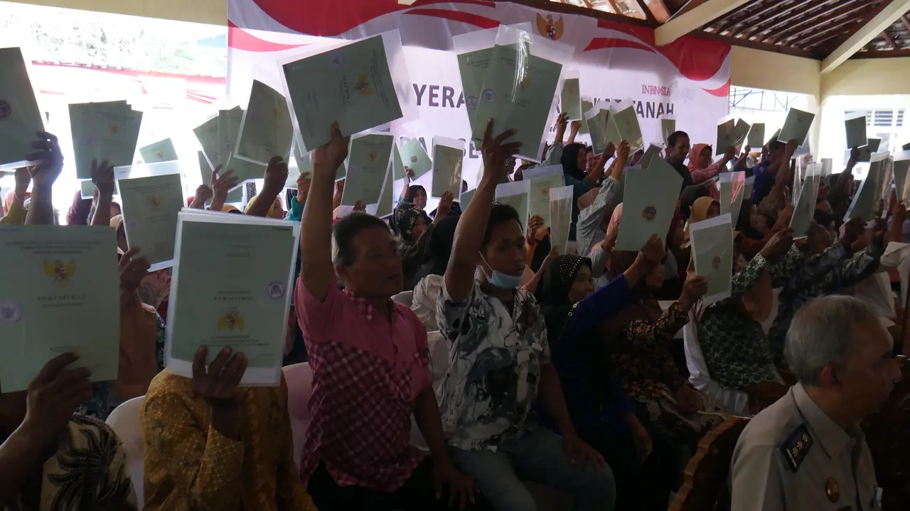 Warga sambut pemberian sertifikat tanah dari ATR/BPN