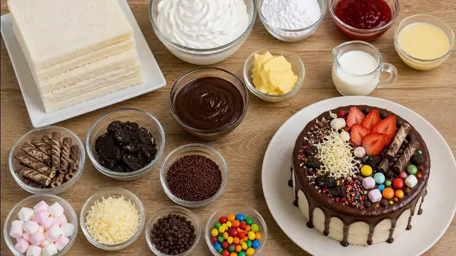 Bahan Kue Ulang Tahun dari Roti Tawar