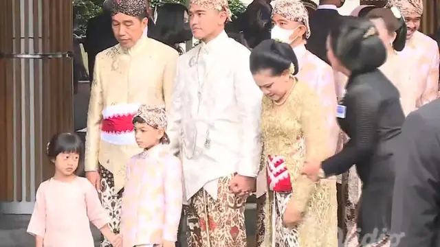 Kaesang Pangarep dan Erina Gudono menikah (Vidio/SCTV)