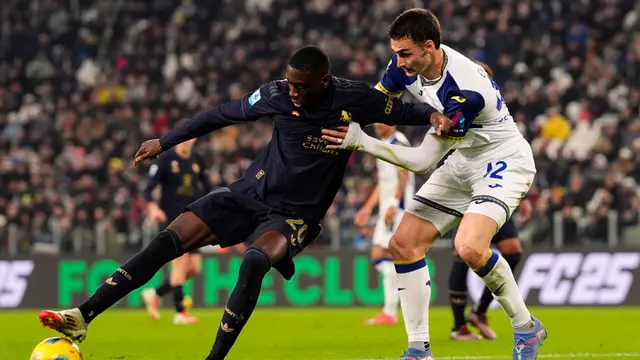 Foto: Penampilan Memukau Thuram Saat Juventus Tekuk Verona, Nyonya Tua Kembali Panaskan Persaingan di Papan Atas Liga Italia