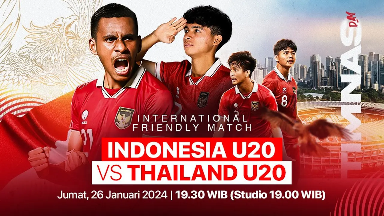 Vidio Siarkan Seluruh Laga Timnas Indonesia di Tahun 2024, Dimulai 26 Januari 2024