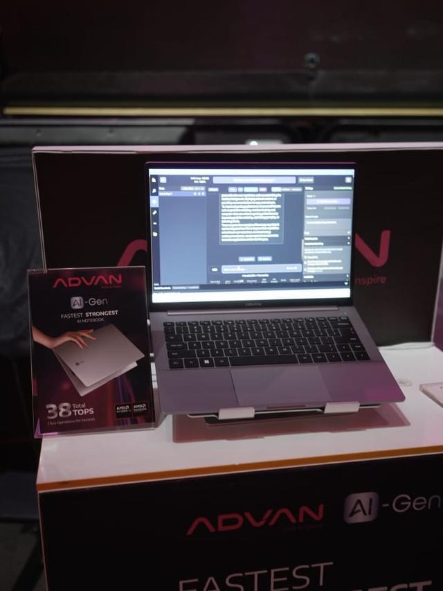 Ikut Trend, Advan Rilis Laptop dan Konsol Game Berteknologi AI