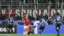 Dengan hasil ini, segalanya masih bisa terjadi pada leg kedua yang akan digelar pada 23 April mendatang. Kedua tim harus bekerja lebih keras untuk memastikan tempat di final. (AP Photo/Antonio Calanni)