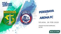 Piala Gubernur Jatim 2020: Persebaya Surabaya vs Arema FC. (Bola.com/Dody Iryawan)