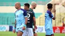 Sebelumnya, belum ada seorang pemain pun yang mampu mencetak tiga gol hingga pekan ke-13 BRI Liga 1 2021/2022. (Bola.com/Nandang Permana)