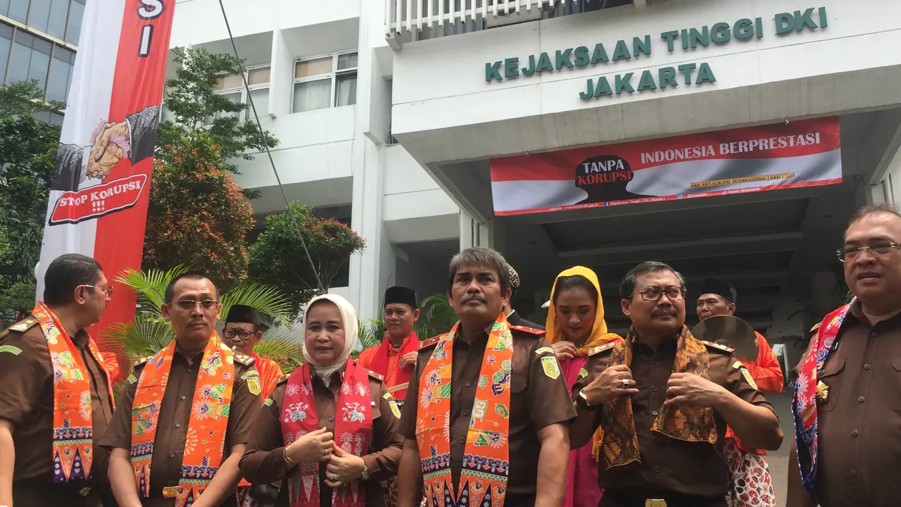 Kejaksaan Tinggi (Kejati) DKI Jakarta memperingati Hari Antikorupsi Sedunia.