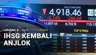 IHSG kembali Anjlok