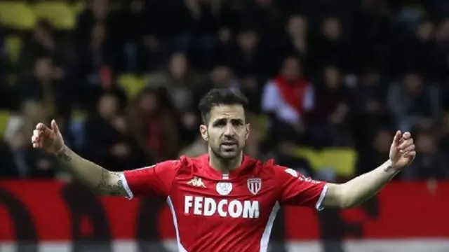 Gelandang AS Monaco, Cesc Fabregas.