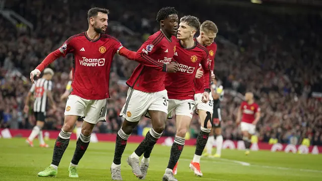Foto: Akhiri Tiga Laga Tanpa Kemenangan, MU Sikat Newcastle di Laga Kandang Terakhir Liga Inggris Musim Ini