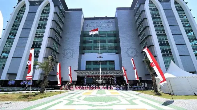 Gedung UIN Sunan Ampel Surabaya, Amich Alhumami ikut menandatangani perencanaan gedung tersebut (Istimewa)