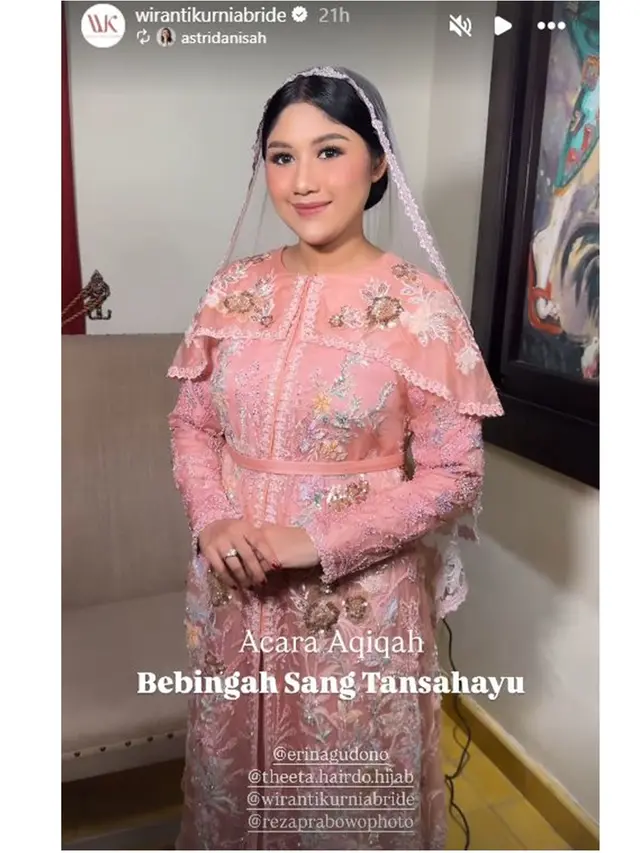 8 Potret Erina Gudono Gelar Akikah Bebingah di Solo, Bersamaan Ultah Kaesang