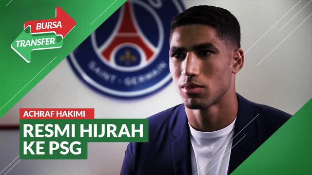 Berita Video PSG Resmi Boyong Achraf Hakimi dari Inter Milan