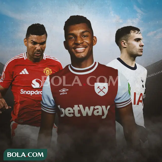Ilustrasi - Casemiro, Luis Guilherme, Sergio Reguilon