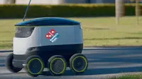 Domino's Antarkan Pizza Pakai Self-Driving Robot