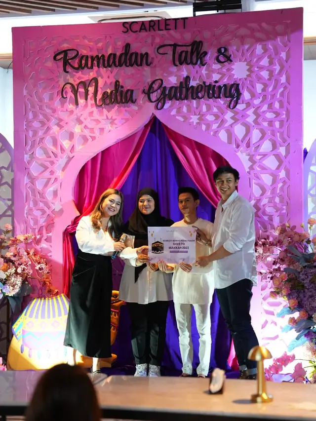 Program Ramadan Talk dan media gathering yang dihadiri Felicya Angelista bersama Immanuel Hito Caesar di Jakarta, 11 April 2023. (Foto: Dok. Tim Scarlett)