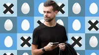 Avatar telur bersama CEO Twitter Jack Dorsey. (Foto: Mashable)