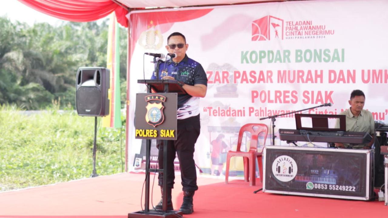 Gelar Bazar UMKM dan Kopdar Bonsai, Ini Pesan Perwira Polri di Hari Pahlawan