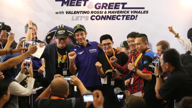 Lagi-Lagi, Rossi dan Vinales Bikin Geger Publik Tanah Air