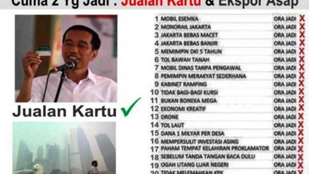 Ini meme-meme setahun kegagalan Jokowi-JK yang bikin ngakak