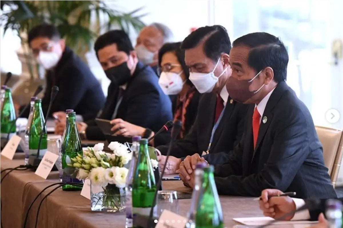 Sri Mulyani dan Joko Widodo