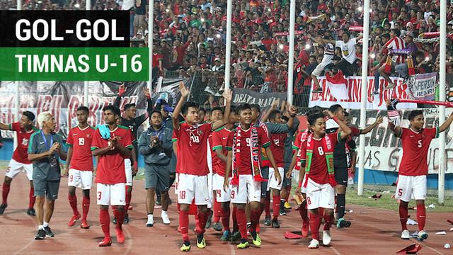 Berita video gol-gol Timnas Indonesia U-16 sementara ini di Grup A Piala AFF U-16 2018