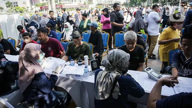Vaksin Booster di Car Free Day