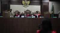 Sidang kasus pembunuhan Mirna dengan terdakwa Jessica Kumala Wongso (Liputan6.com/ Faizal Fanani)