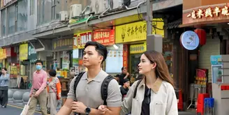 Sarah Menzel dan Azriel Hermansyah menghabiskan akhir tahun dengan liburan ke China [@ssarah_menzel]