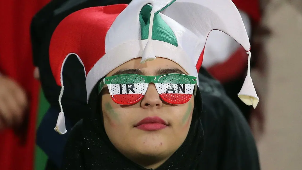 Suporter wanita Iran
