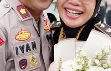 Sama-Sama Perwira, Momen Manis Kompol Ivan Hadiri Kenaikan Pangkat Sang Istri, Ada Jenderal Polisi