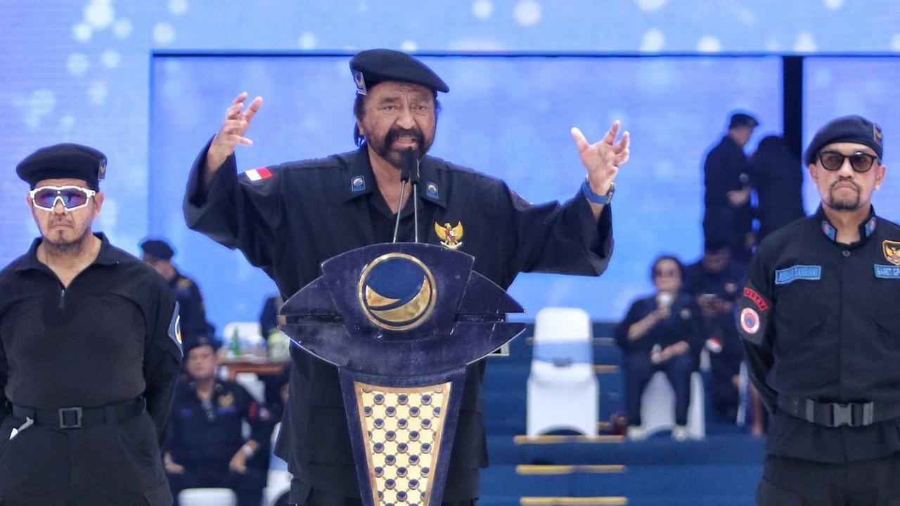 Dalam pidatonya, Surya Paloh menyinggung semangat bangsa kita telah berubah dari kegotongroyongan jadi keangkuhan.