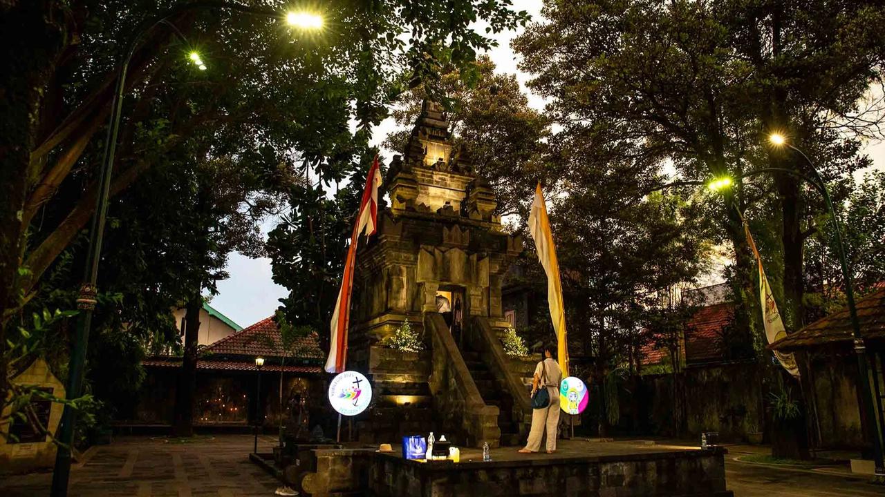FOTO: Khidmat Perayaan Natal dalam Balutan Tradisi Jawa di Ganjuran Yogyakarta