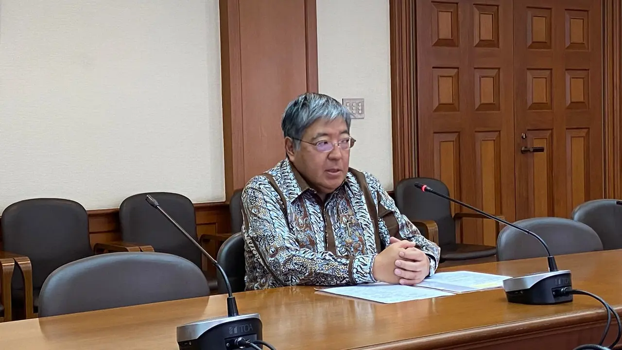 Dubes Masaki Yasushi menyebut Jepang kini tengah menghadapi masalah demografi serius berupa penuaan populasi dan kekurangan tenaga kerja di berbagai sektor (Dok. Liputan6.com/Teddy Tri Setio Berty).