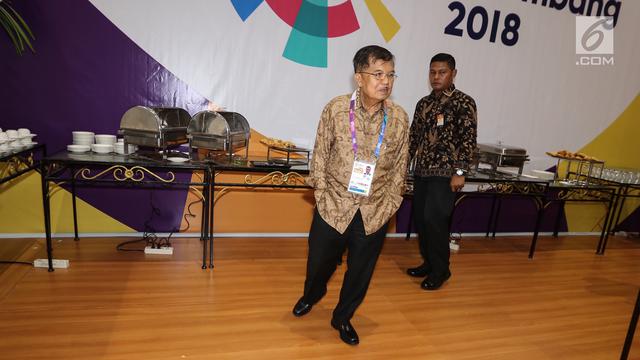 Ditemani Ketua Inasgoc, JK Tinjau Media Center Asian Games 2018