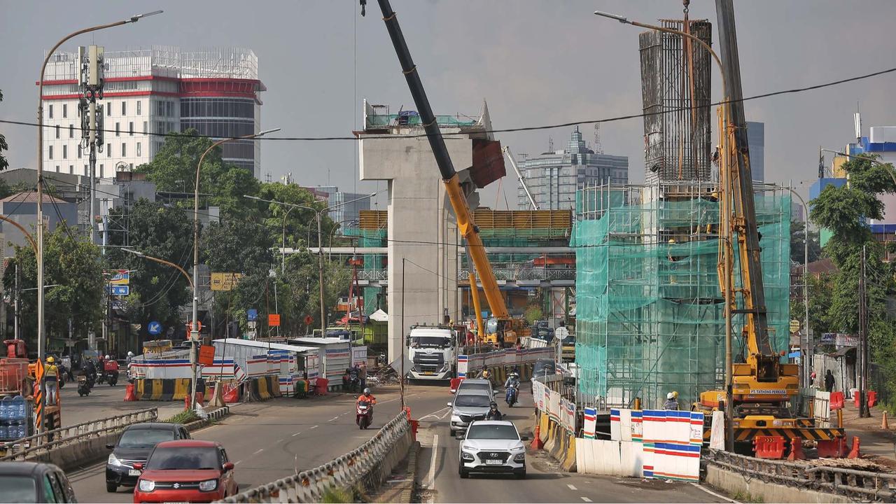 Proyek LRT Jakarta Fase 1B Velodrome–Manggarai