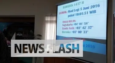 Pimpinan Pusat Muhammadiyah mengumumkan awal Ramadan, Syawal, dan Zulhijah 1437 Hijriyah.Berdasarkan hasil hisab hakiki wujudul hilal yang dipedomani Majlis Tarjih dan Tajdid PP Muhammadiyah ditetapkan awal bulan puasa akan jatuh pada 6 Juni 2016. 