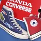 Honda Kolaborasi dengan Converse Merilis Sepatu Spesial Ulang Tahun ke-75 (Sumber: rideapart)