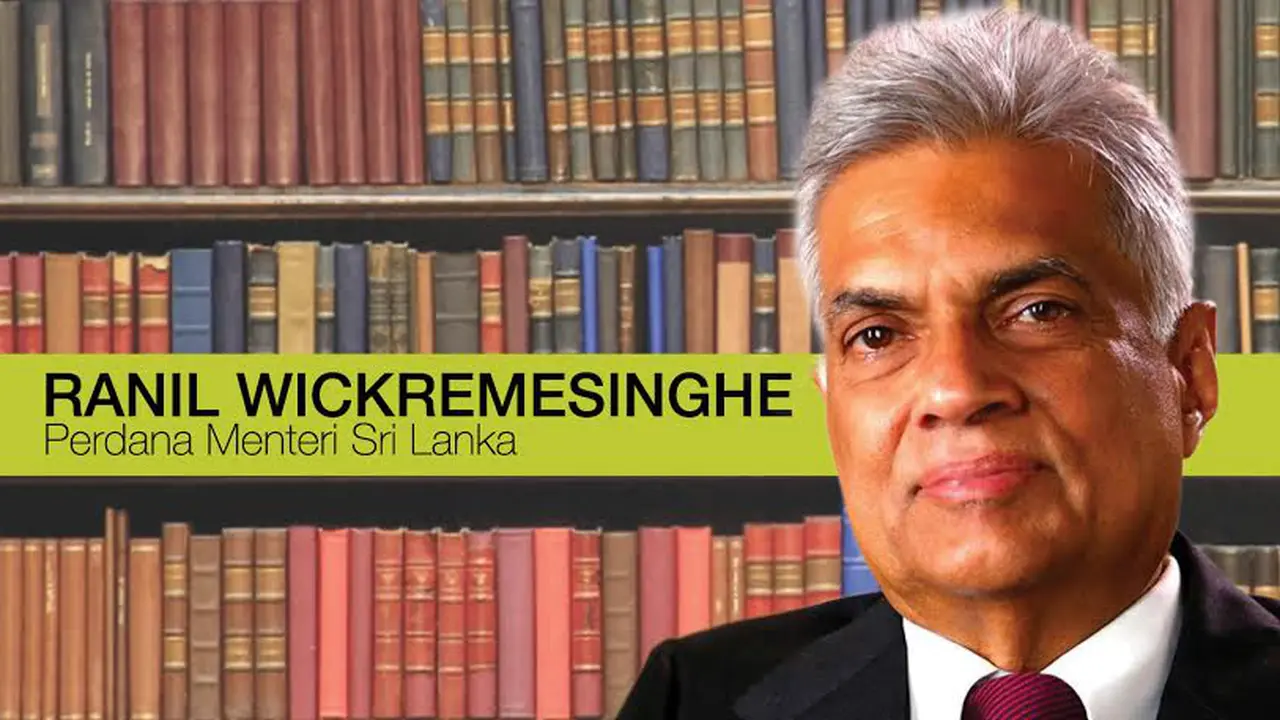 Perdana Menteri Sri Lanka Ranil Wickremesinghe