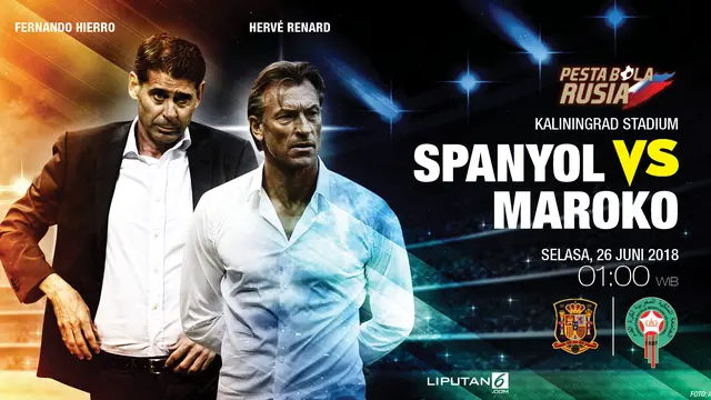 Prediksi Spanyol vs Maroko