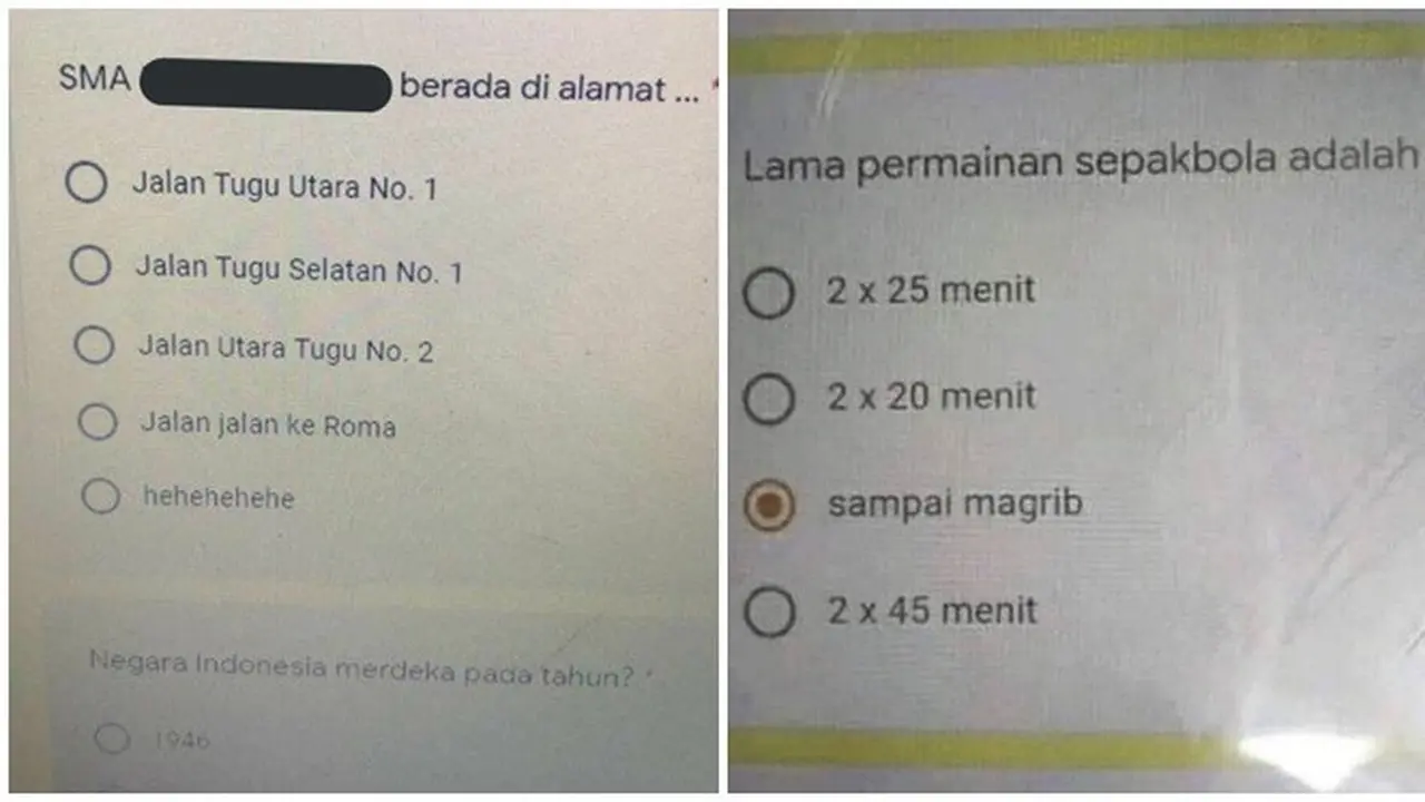 6 Soal Pilihan Ganda Ini Punya Jawaban Enggak Sesuai, Bikin Siswa Bingung