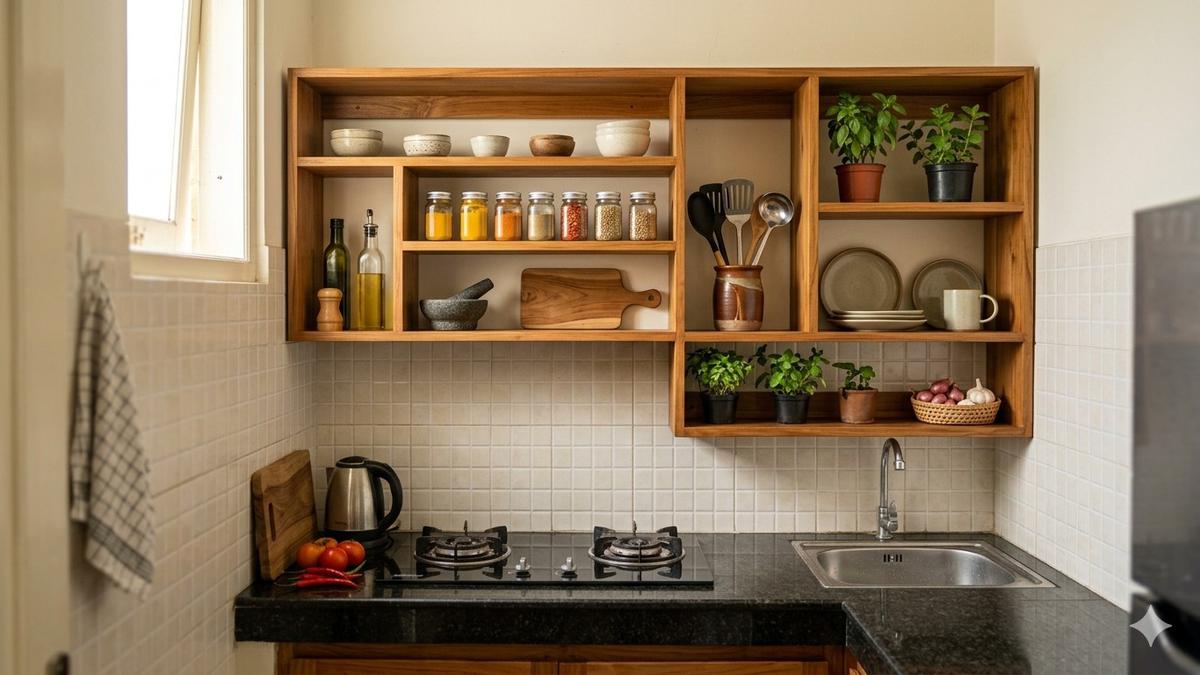 7 Model Rak Dapur Dekat Kompor, Solusi Praktis Ruangan Rapi dan Estetik